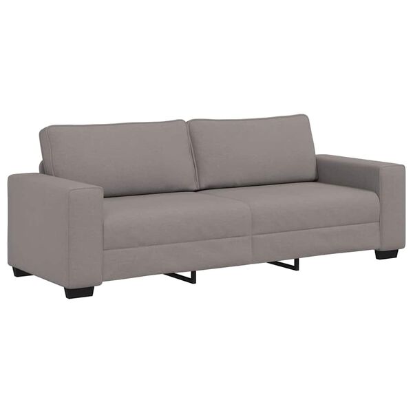 vidaXL Sofa 3-osobowa, kolor taupe, 180 cm, tkaniną