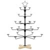 vidaXL Metalowe drzewko bożonarodzeniowe z podstawą KUOPIO 90 cm Stal