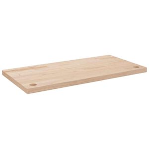 vidaXL Blat biurka, 80x40x2,5 cm, lite drewno sosnowe
