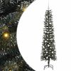 vidaXL Sztuczna choinka z podstawą Zielony 180 cm PVC, plastik i stal