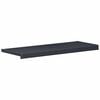 vidaXL Parapet okienny Antracytowy z rysunkiem drewna PVC