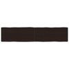 vidaXL Blat ciemnobrązowy 180x40x(2-6) cm drewno z naturalną krawędzią