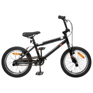 vidaXL BMX 16 Cali dla dzieci w wieku 5-8 lat Czarny