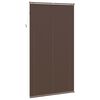vidaXL Żaluzja wenecka Ciemnobrązowy ze wzorem 213 x 110 cm PVC