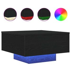 vidaXL Czarny dąb 55 x 55 x 31 cm Drewno inżynieryjne