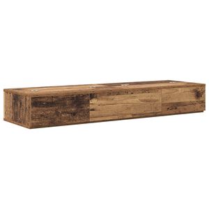 vidaXL Biurko studyjne Stare drewno 110 x 40 x 19,5 cm