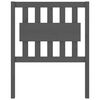 vidaXL Wezgłowie ł&oacute;żka, szare, 80,5x4x100 cm, lite drewno sosnowe