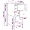 vidaXL Szafka Nocna z szufladą dąb artisan 32 x 42 x 70 cm