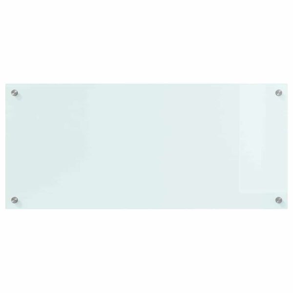 vidaXL Przód kuchenny Biały 90 x 40 cm szkło hartowane