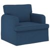 vidaXL Sofa 2 pcs Niebieski