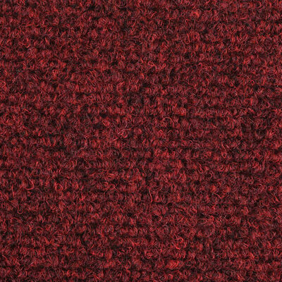 vidaXL Samoprzylepne nakładki na schody, 10 szt., czerwone, 56x17x3 cm