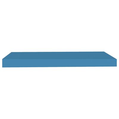 vidaXL Półki ścienne, 4 szt., niebieskie, 60 x 23,5 x 3,8 cm, MDF