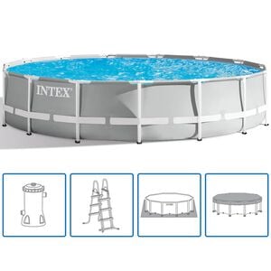 Intex Basen Prism Frame z akcesoriami, 457x107 cm, 26724GN