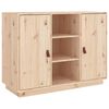 vidaXL Komoda, 100x40x75 cm, lite drewno sosnowe