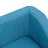 vidaXL Sofa dla psa, turkusowa, 85x50x39 cm, lniana