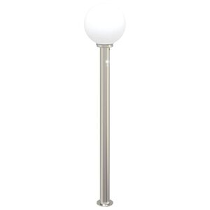 vidaXL Słupek oświetleniowy z czujnikiem 120 cm Stal nierdzewna IP44