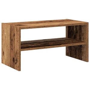 vidaXL Stojak na buty, sztaplowany, stare drewno, 60x30x30,5 cm