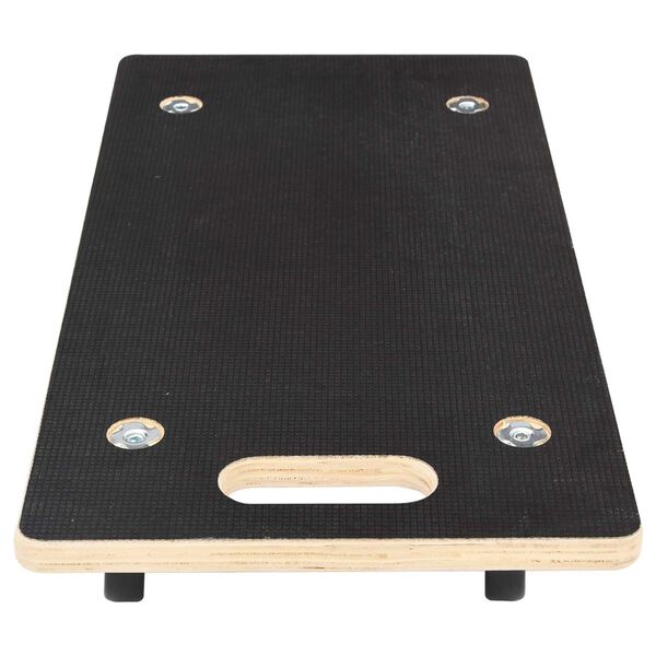 vidaXL W&oacute;zek transportowy 6 pcs Szary sklejka