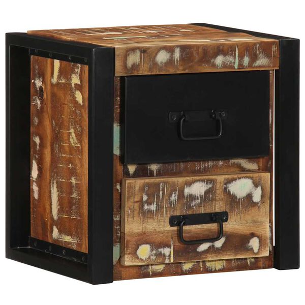 vidaXL Szafki nocne 2 szt. Wielokolorowe 40x35x40 cm