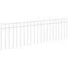 vidaXL Panel ogrodzeniowy 24 pcs Stal ocynkowana srebrny
