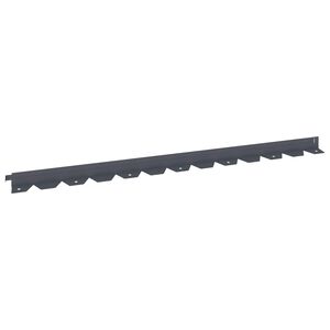 vidaXL Krawężnik do trawnika 10 pcs 102 x 4 x 4 cm Stal antracytowy