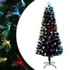 vidaXL Sztuczna choinka Zielony 210 cm PVC