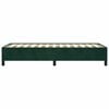 vidaXL Rama ł&oacute;żka bez materaca, ciemnozielone, 90x200 cm, aksamitne