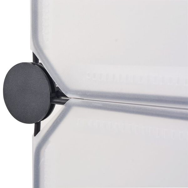 vidaXL Szafka na buty, 10 przegród, biała