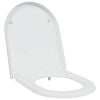 vidaXL Deska toaletowa Biały 49 x 36 x 4 cm Duroplast