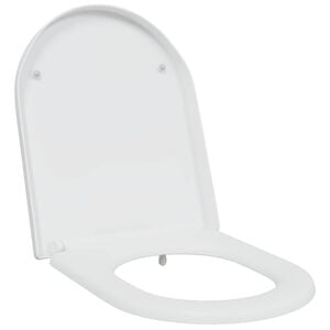 vidaXL Deska toaletowa Biały 49 x 36 x 4 cm Duroplast