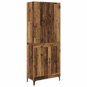 vidaXL Highboard Stare drewno 69,5 x 34 x 180 cm