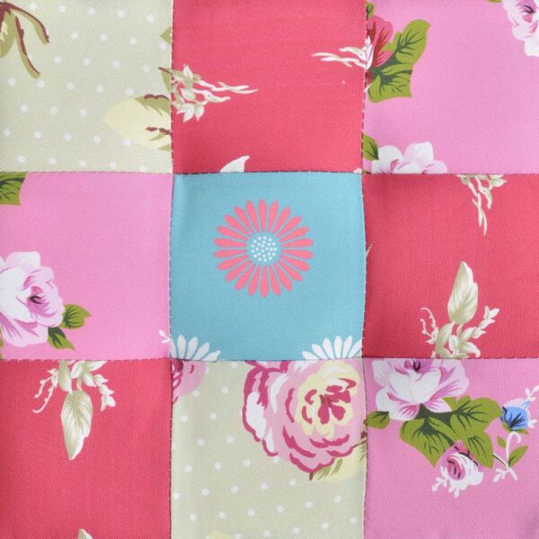 vidaXL Puf patchworkowy w sielankowym stylu