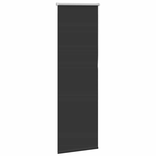 vidaXL Roleta zaciemniająca czarny 60x175 cm Szerokość tkaniny 55,7 cm