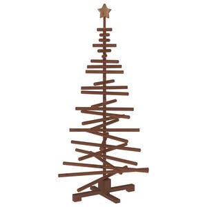 vidaXL Drewniana choinka KOTKA 150 cm Lite drewno sosnowe