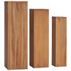 vidaXL 3-częściowy zestaw stojak&oacute;w na kwiaty, lite drewno tekowe