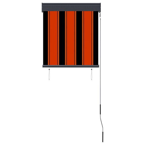 vidaXL Roleta zewnętrzna, 60x250 cm, pomarańczowo-brązowa