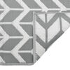 vidaXL Dywan na zewnątrz, ARAKIL szary, 160x230 cm, PP