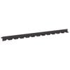vidaXL Krawężnik do trawnika 30 pcs 102 x 4 x 4 cm Stal Czarny