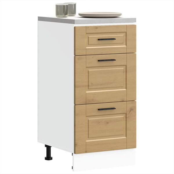 vidaXL Szafka kuchenna dolna, Porto, dąb artisan