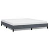 vidaXL Rama ł&oacute;żka bez materaca Ciemnoszara 193x203 cm King Velvet