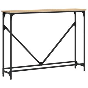 vidaXL Stolik konsolowy, dąb sonoma, 102x22,5x75 cm