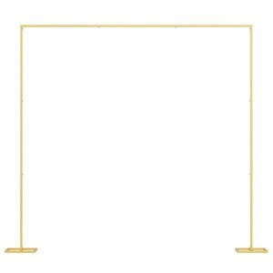 vidaXL Łuk Ślubny złoty 338 x 35 x 300 cm Stal