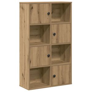 vidaXL Regał, dąb artisan, 60x24x101,5 cm, materiał drewnopochodny