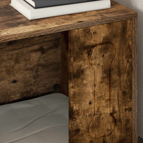 vidaXL Domek dla Ps&oacute;w Dąb wędzony 44 x 42 x 49 cm