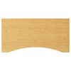 vidaXL Blat do biurka, 110x55x2,5 cm, bambusowy