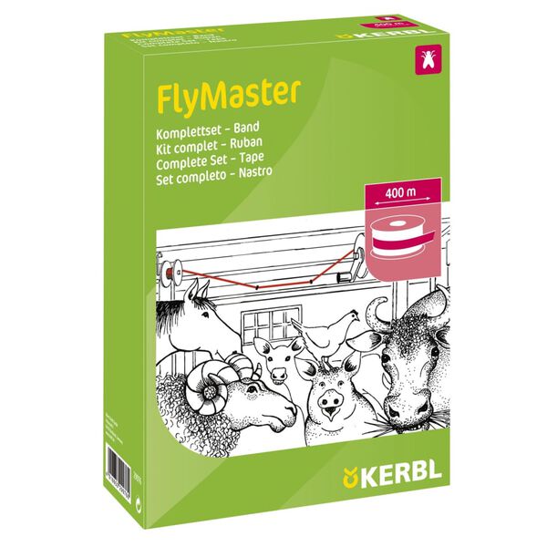 Kerbl Lep na muchy z akcesoriami FlyMaster do stajni