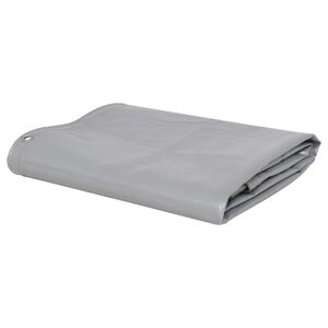 vidaXL Plandeka 650 g/m&sup2;, 3 x 4 m, szara