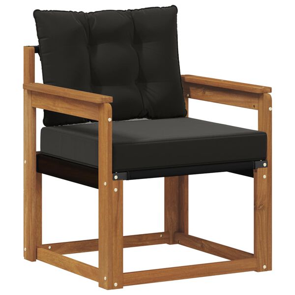 vidaXL 2 Sztuka Zestaw sof na zewnątrz Drewno akacji i tekstylen