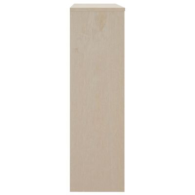 vidaXL Nadstawka nad szafkę miodowy brąz 90x30x100 cm drewno sosnowe