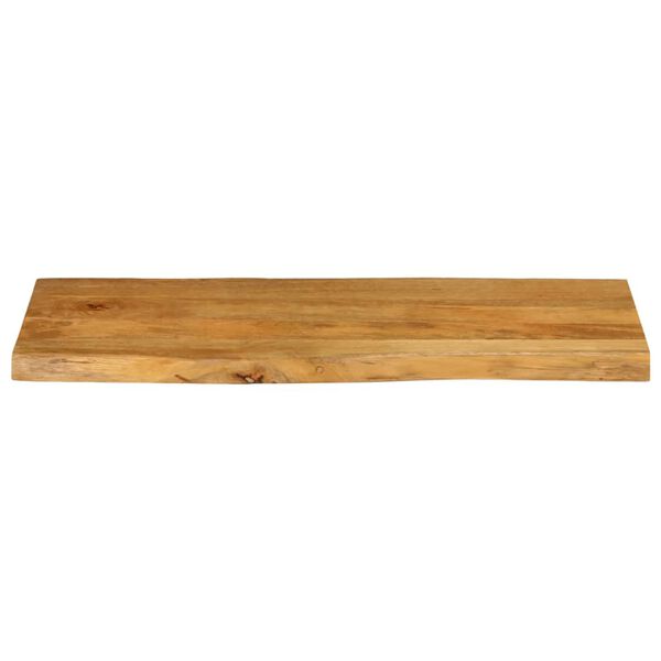 vidaXL Blat stołu, 100x40x3,8 cm, naturalna krawędź, lite drewno mango